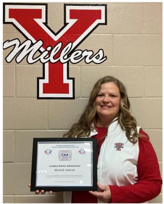 Yukon Assistant Athletic Director Michelle Ankrom has earned national distinction as a certified athletic administrator. Photo / Michael Pineda